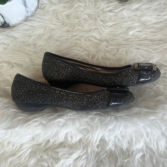 Bandolino Women’s Jolly Jo Brown Tweed Round Toe Flat Shoes Size - Picture 5 of 13